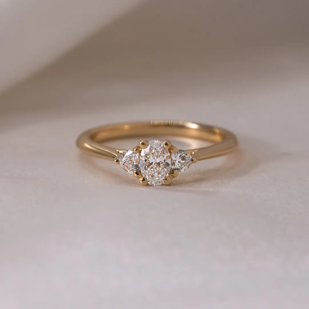 Round Halo, Pave & Split Shank Engagement Ring – 1.93 CT Lab Grown Diamond