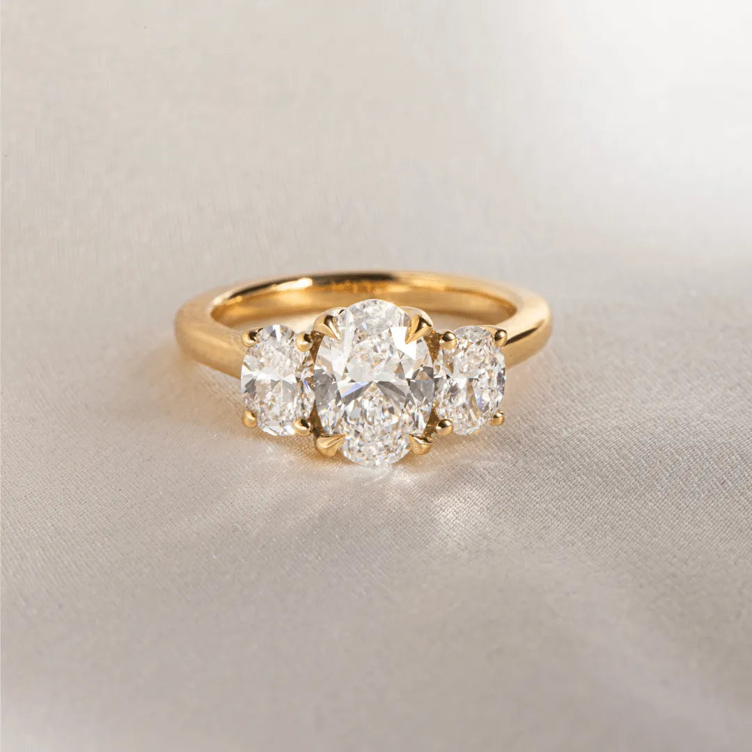 Round Halo, Pave & Split Shank Engagement Ring – 1.93 CT Lab Grown Diamond