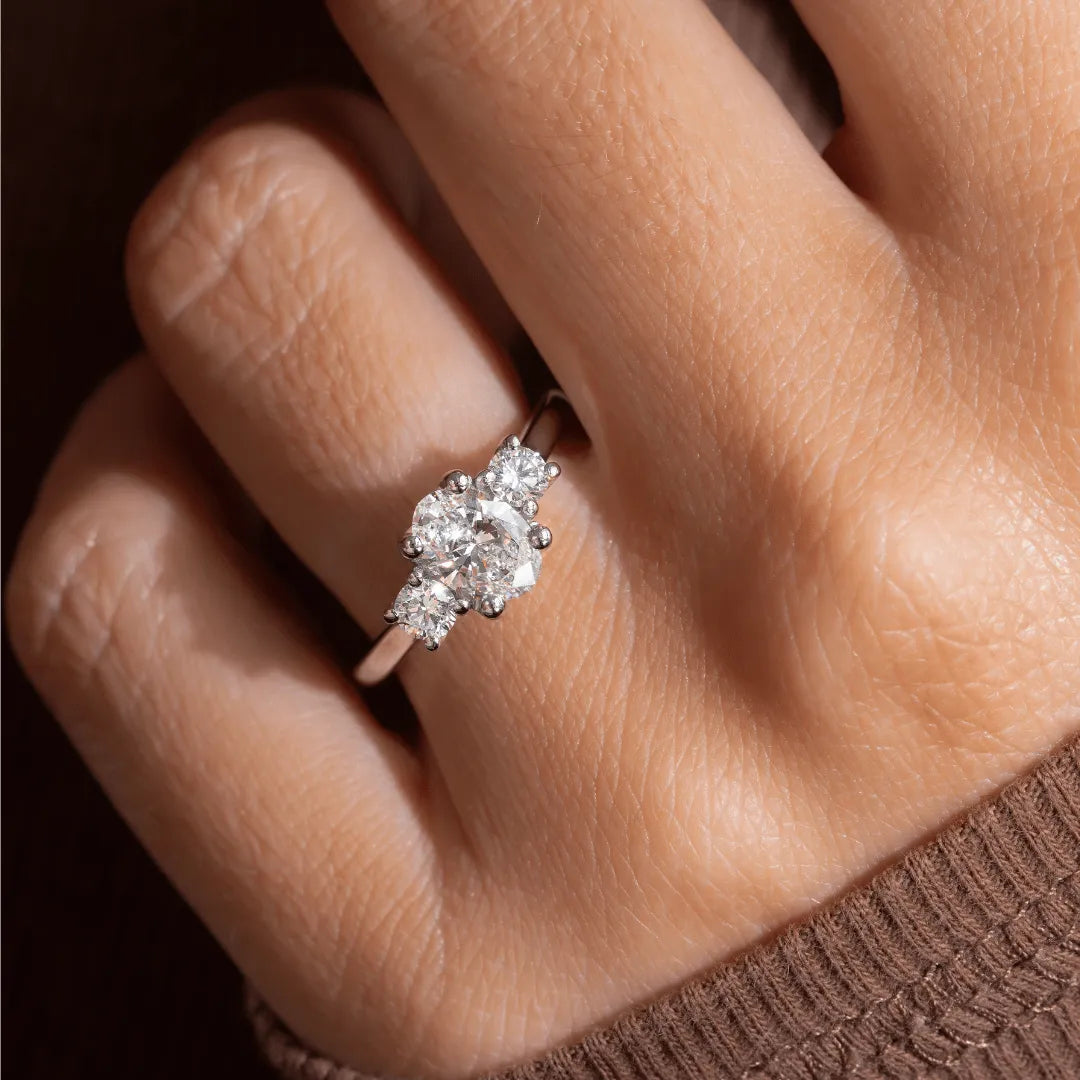 Round Halo, Pave & Split Shank Engagement Ring – 1.93 CT Lab Grown Diamond