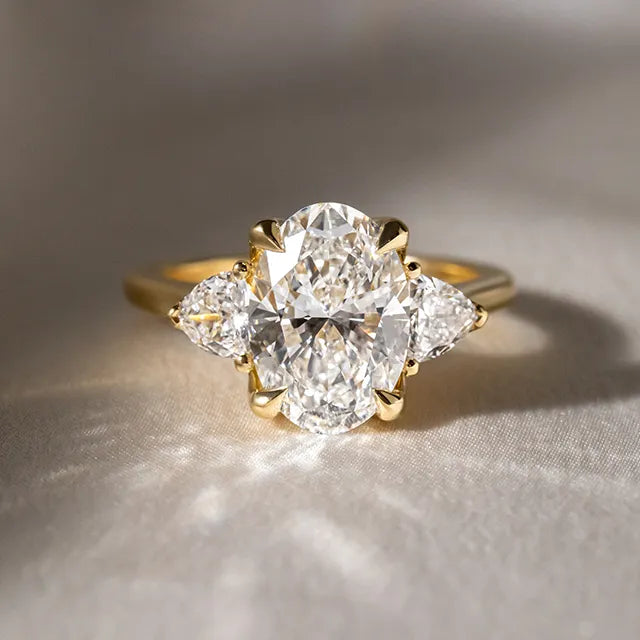 Round Halo, Pave & Split Shank Engagement Ring – 1.93 CT Lab Grown Diamond