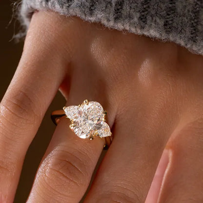 Round Halo, Pave & Split Shank Engagement Ring – 1.93 CT Lab Grown Diamond