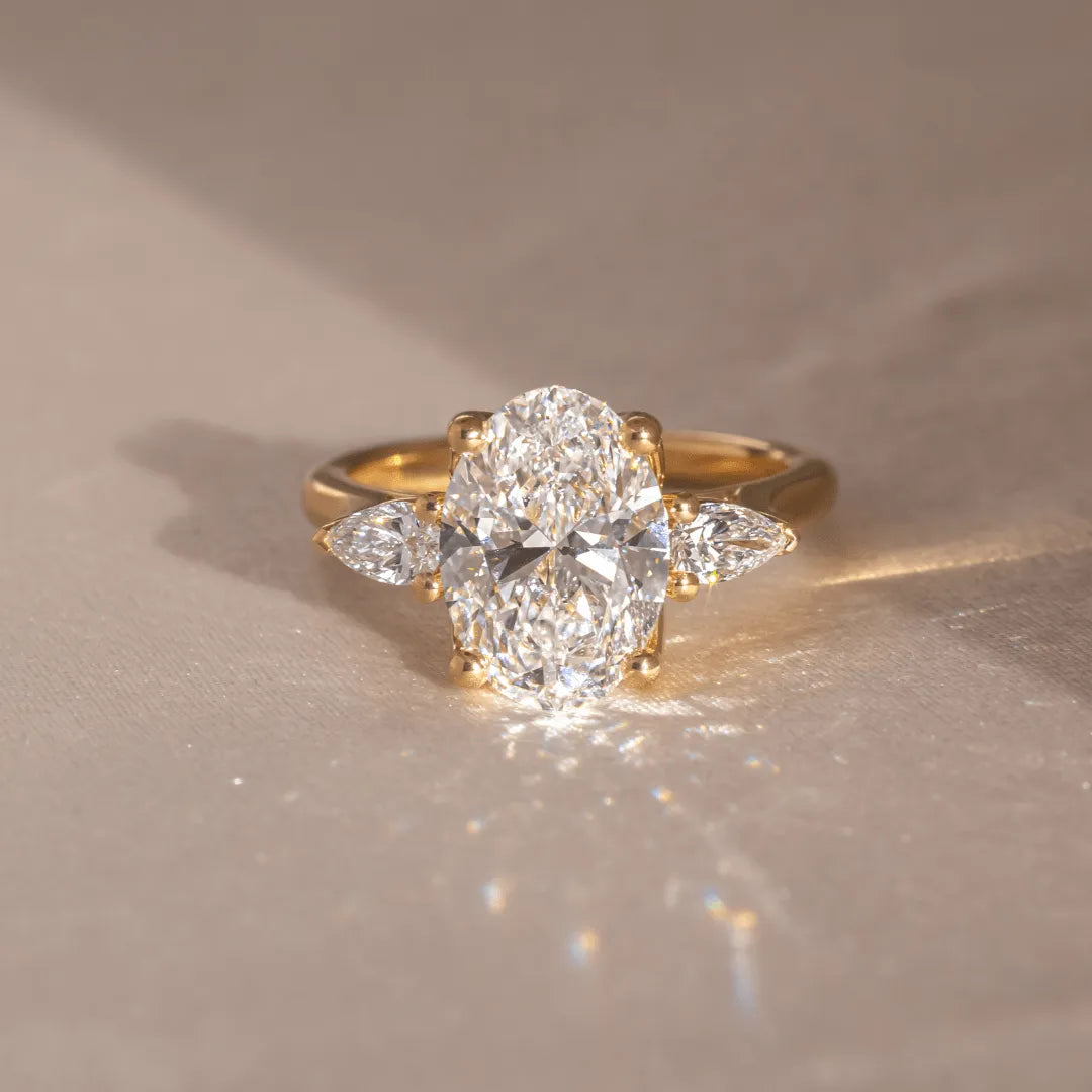 Round Halo, Pave & Split Shank Engagement Ring – 1.93 CT Lab Grown Diamond