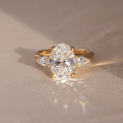 Round Halo, Pave & Split Shank Engagement Ring – 1.93 CT Lab Grown Diamond