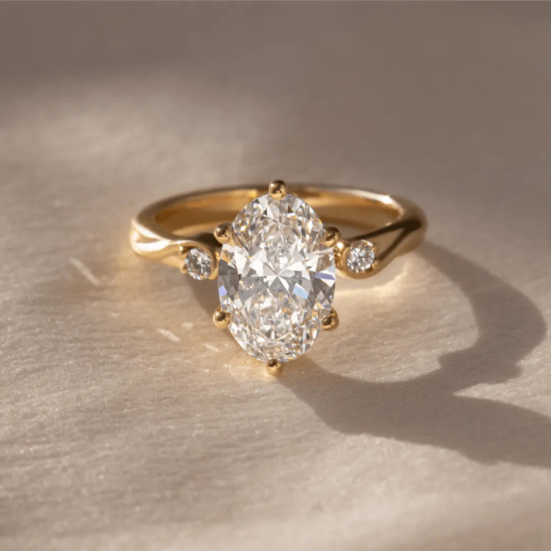 Round Halo, Pave & Split Shank Engagement Ring – 1.93 CT Lab Grown Diamond