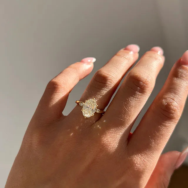 Round Halo, Pave & Split Shank Engagement Ring – 1.93 CT Lab Grown Diamond