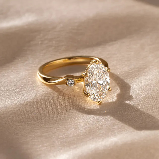 Round Halo, Pave & Split Shank Engagement Ring – 1.93 CT Lab Grown Diamond