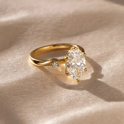 Round Halo, Pave & Split Shank Engagement Ring – 1.93 CT Lab Grown Diamond