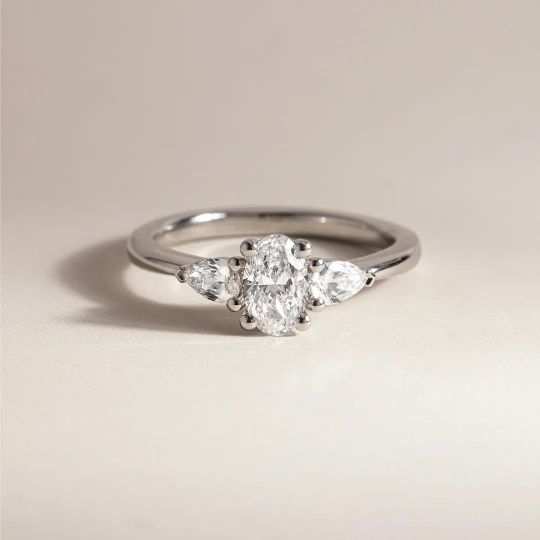 Round Halo, Pave & Split Shank Engagement Ring – 1.93 CT Lab Grown Diamond