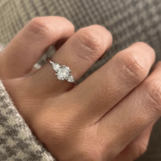 Round Halo, Pave & Split Shank Engagement Ring – 1.93 CT Lab Grown Diamond
