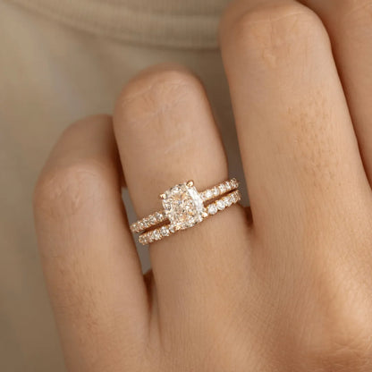 Round Halo, Pave & Split Shank Engagement Ring – 1.93 CT Lab Grown Diamond