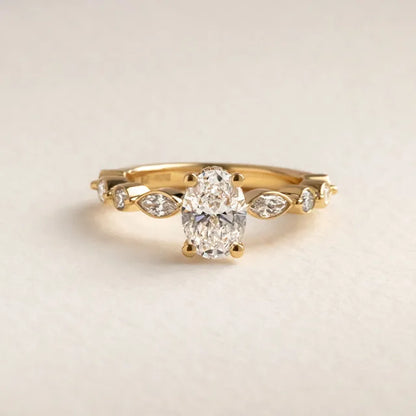 Round Halo, Pave & Split Shank Engagement Ring – 1.93 CT Lab Grown Diamond