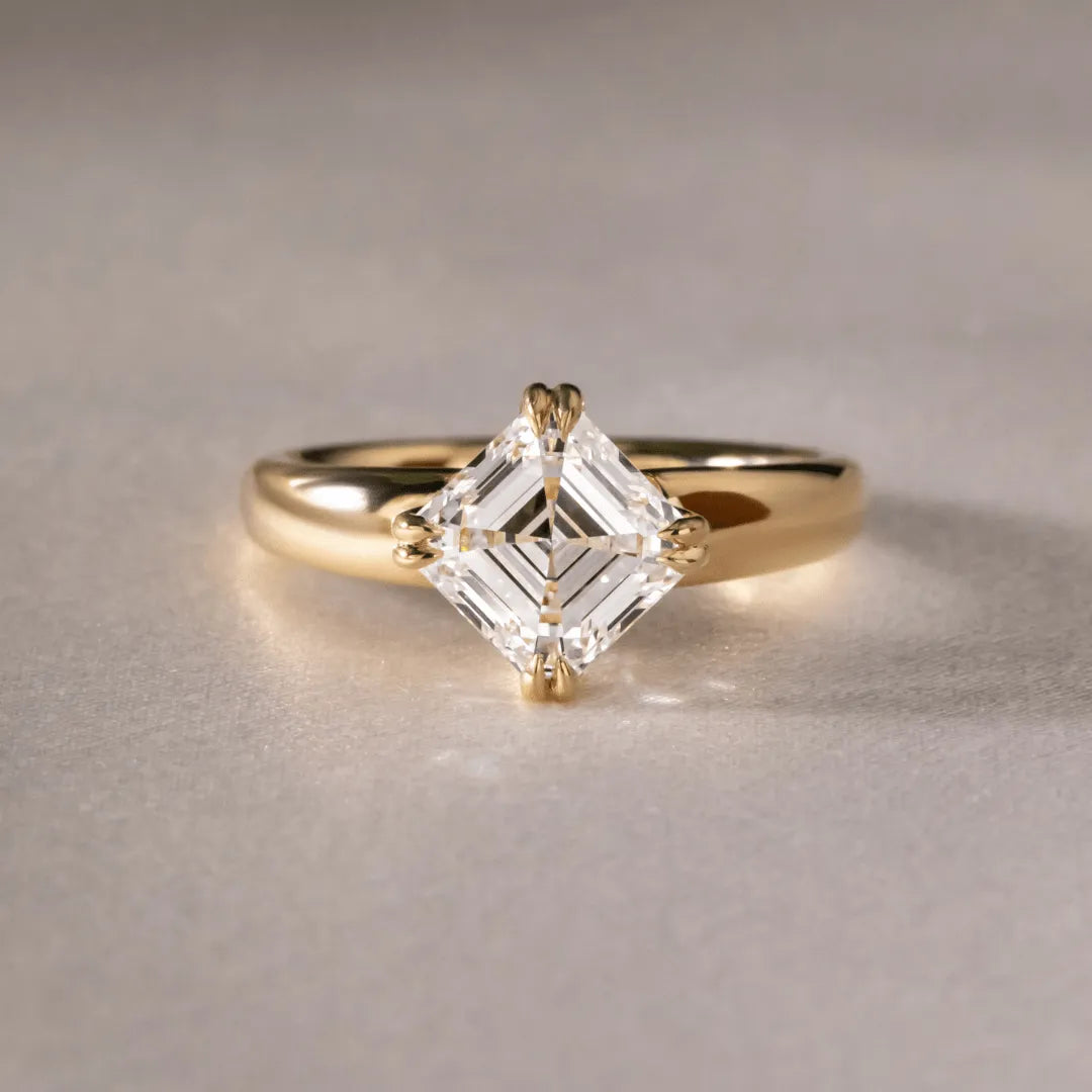 Round Halo, Pave & Split Shank Engagement Ring – 1.93 CT Lab Grown Diamond