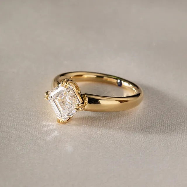 Round Halo, Pave & Split Shank Engagement Ring – 1.93 CT Lab Grown Diamond