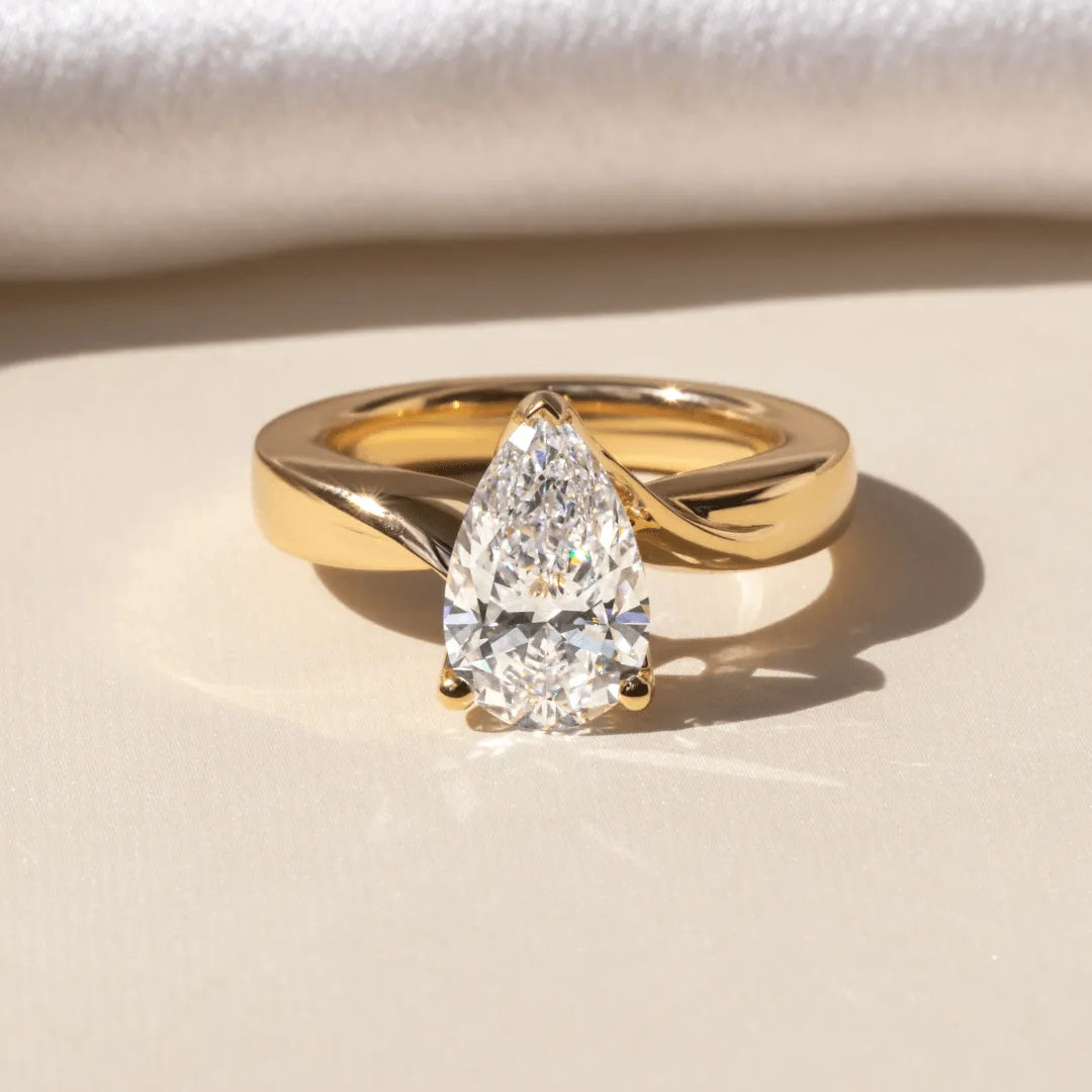 Round Halo, Pave & Split Shank Engagement Ring – 1.93 CT Lab Grown Diamond