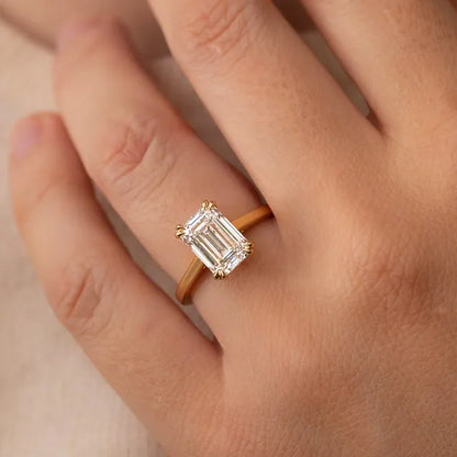 Round Halo, Pave & Split Shank Engagement Ring – 1.93 CT Lab Grown Diamond