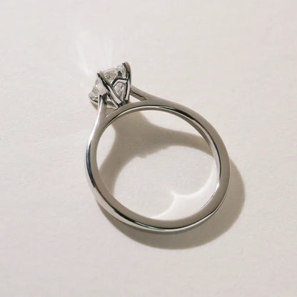 Round Halo, Pave & Split Shank Engagement Ring – 1.93 CT Lab Grown Diamond