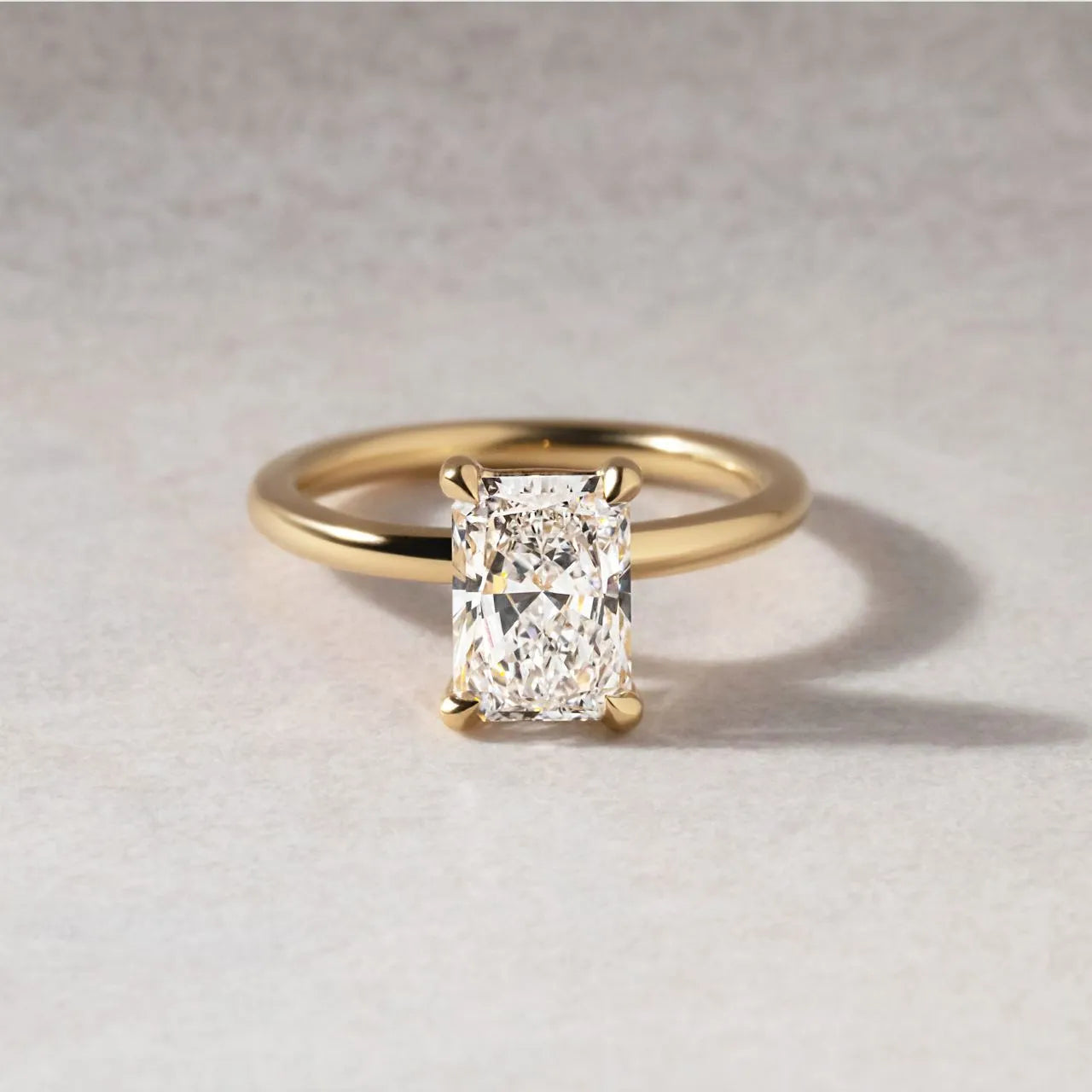 Round Halo, Pave & Split Shank Engagement Ring – 1.93 CT Lab Grown Diamond