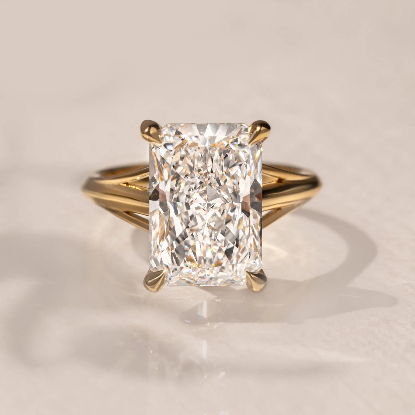 Round Halo, Pave & Split Shank Engagement Ring – 1.93 CT Lab Grown Diamond