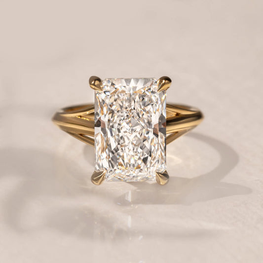 Round Halo, Pave & Split Shank Engagement Ring – 1.93 CT Lab Grown Diamond