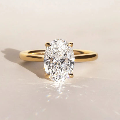 Round Halo, Pave & Split Shank Engagement Ring – 1.93 CT Lab Grown Diamond