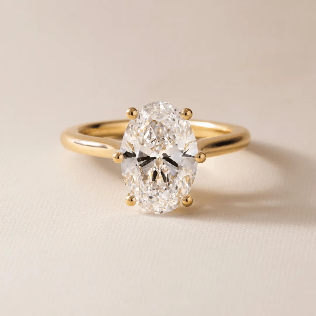 Round Halo, Pave & Split Shank Engagement Ring – 1.93 CT Lab Grown Diamond