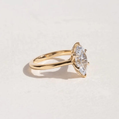 Round Halo, Pave & Split Shank Engagement Ring – 1.93 CT Lab Grown Diamond