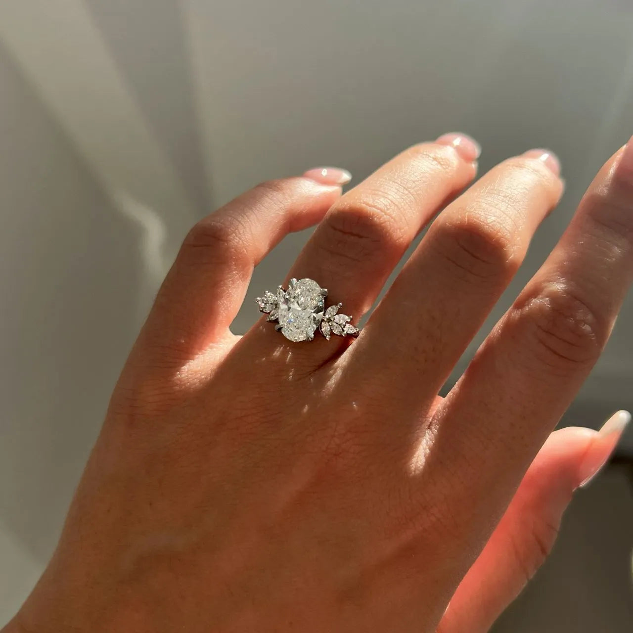 Round Halo, Pave & Split Shank Engagement Ring – 1.93 CT Lab Grown Diamond