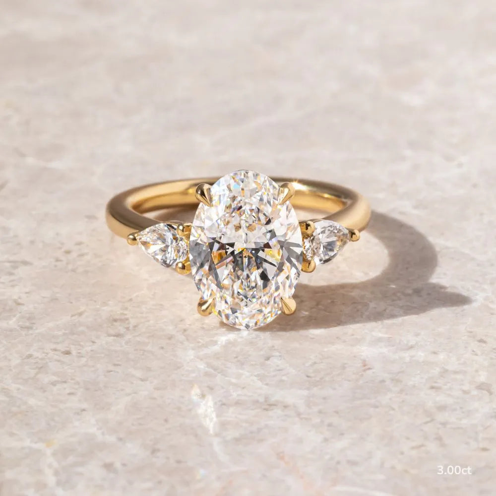 Round Halo, Pave & Split Shank Engagement Ring – 1.93 CT Lab Grown Diamond