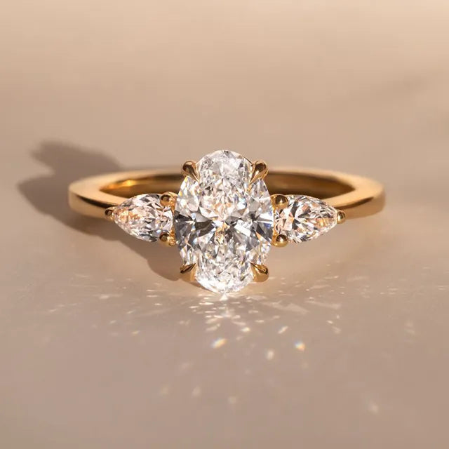 Round Halo, Pave & Split Shank Engagement Ring – 1.93 CT Lab Grown Diamond