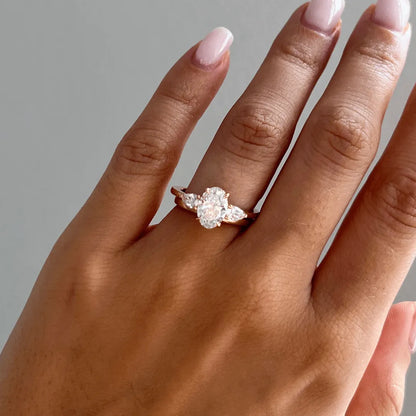 Round Halo, Pave & Split Shank Engagement Ring – 1.93 CT Lab Grown Diamond