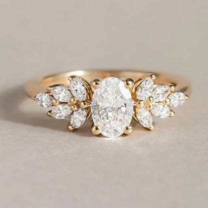Round Halo, Pave & Split Shank Engagement Ring – 1.93 CT Lab Grown Diamond