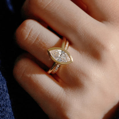 Round Halo, Pave & Split Shank Engagement Ring – 1.93 CT Lab Grown Diamond