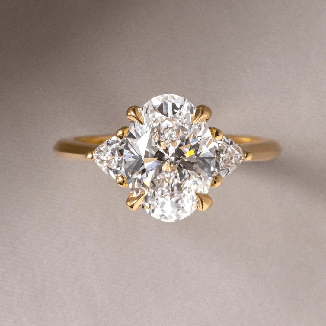 Round Halo, Pave & Split Shank Engagement Ring – 1.93 CT Lab Grown Diamond