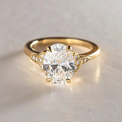 Round Halo, Pave & Split Shank Engagement Ring – 1.93 CT Lab Grown Diamond