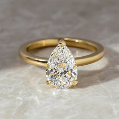 Round Halo, Pave & Split Shank Engagement Ring – 1.93 CT Lab Grown Diamond