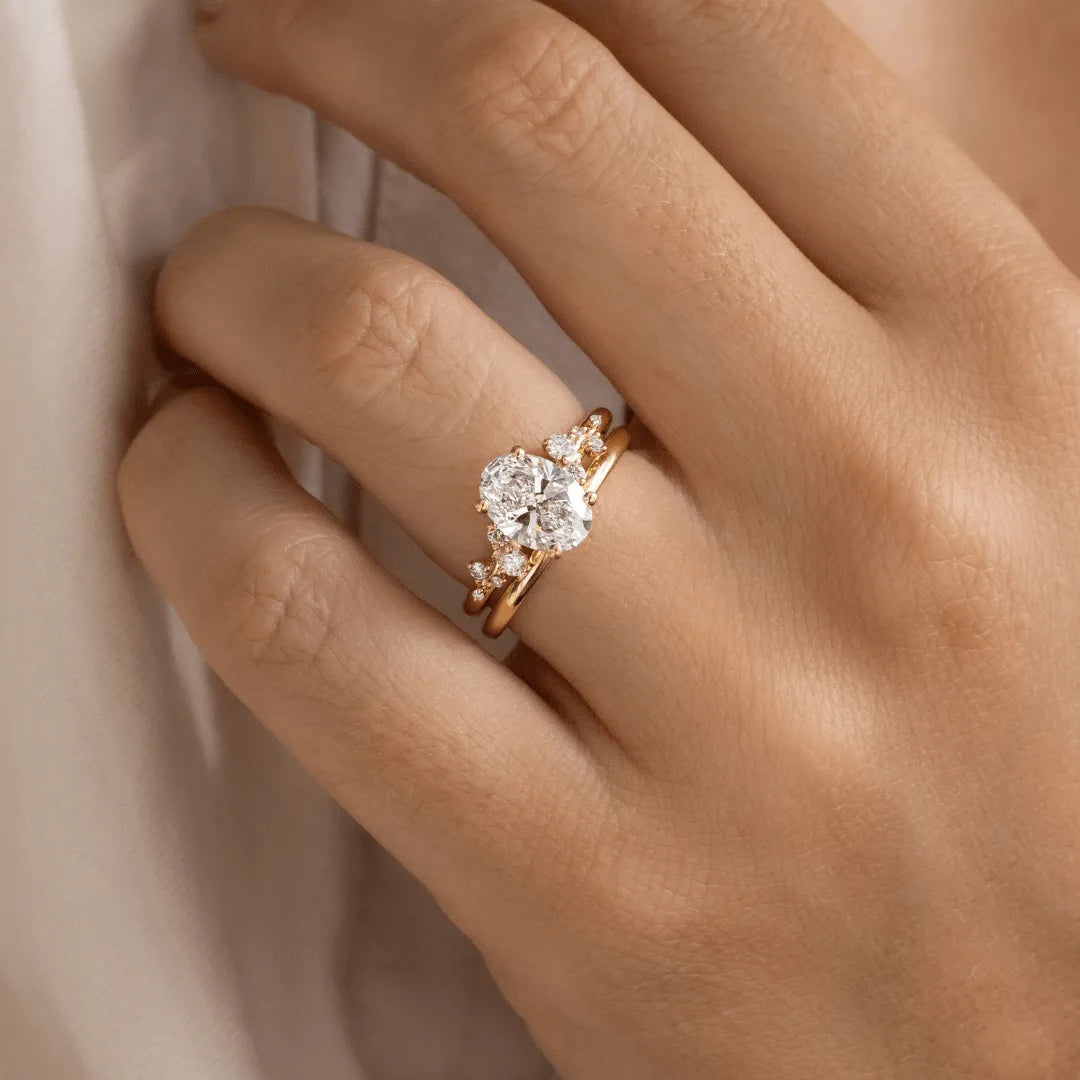 Round Halo, Pave & Split Shank Engagement Ring – 1.93 CT Lab Grown Diamond