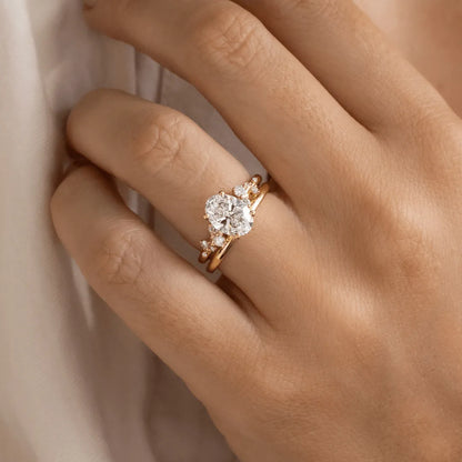 Round Halo, Pave & Split Shank Engagement Ring – 1.93 CT Lab Grown Diamond