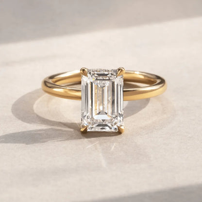 Round Halo, Pave & Split Shank Engagement Ring – 1.93 CT Lab Grown Diamond