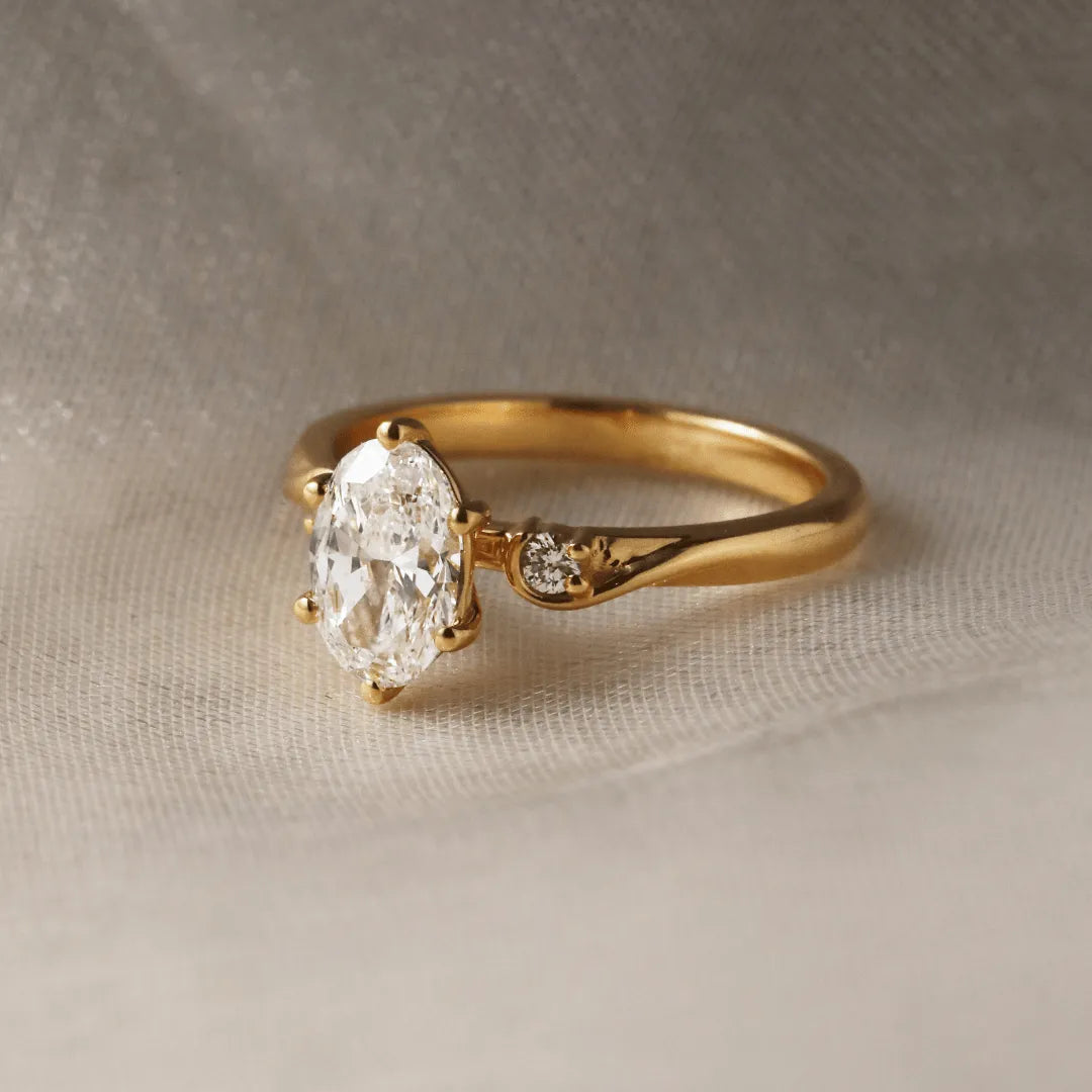 Round Halo, Pave & Split Shank Engagement Ring – 1.93 CT Lab Grown Diamond