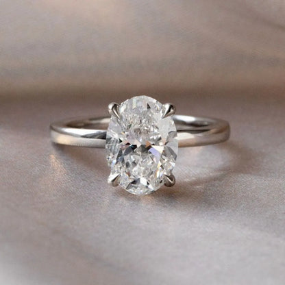 Round Halo, Pave & Split Shank Engagement Ring – 1.93 CT Lab Grown Diamond