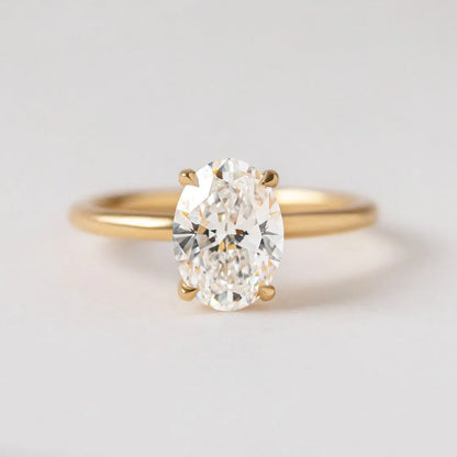 Round Halo, Pave & Split Shank Engagement Ring – 1.93 CT Lab Grown Diamond