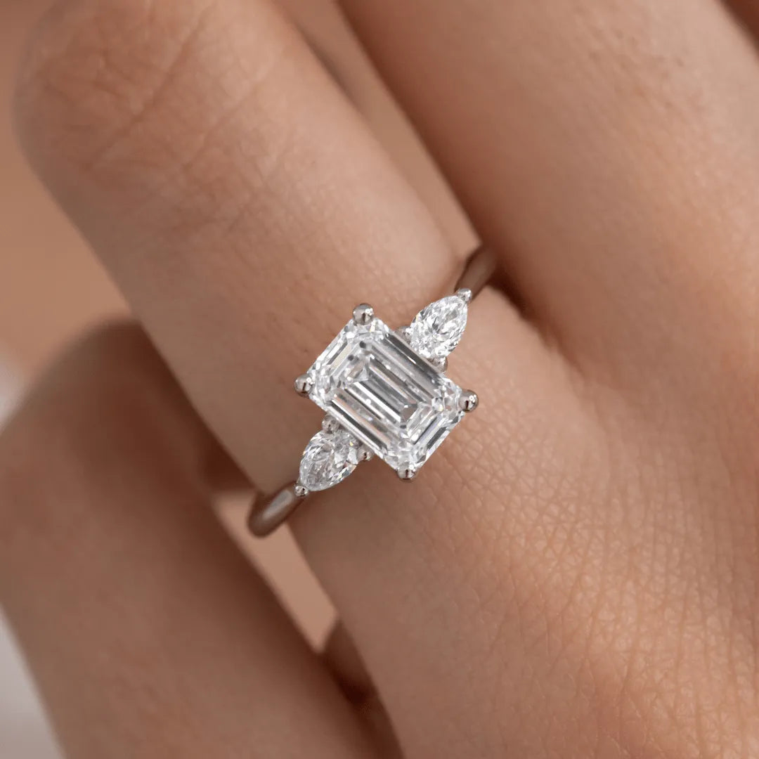 Round Halo, Pave & Split Shank Engagement Ring – 1.93 CT Lab Grown Diamond