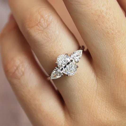 Round Halo, Pave & Split Shank Engagement Ring – 1.93 CT Lab Grown Diamond