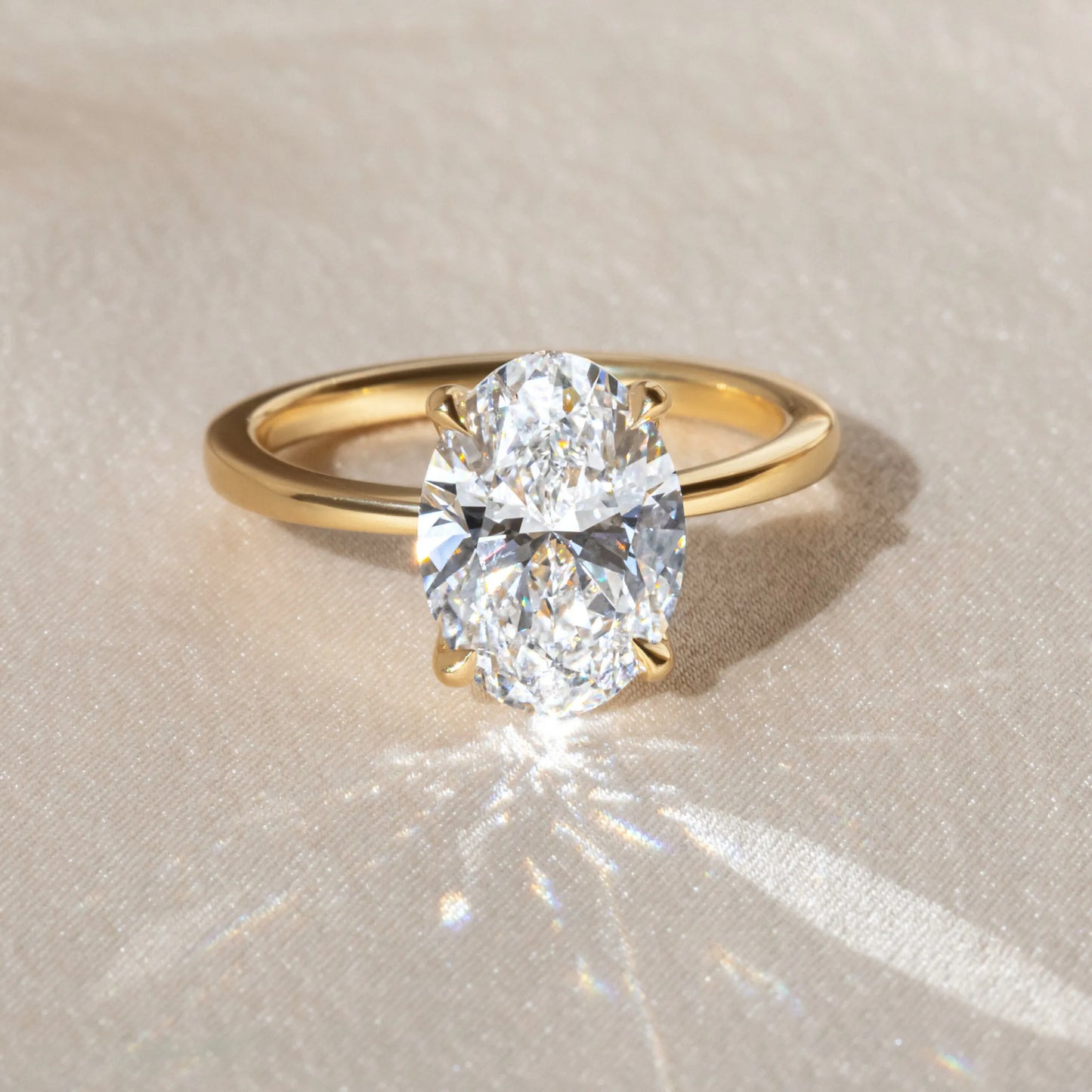Round Halo, Pave & Split Shank Engagement Ring – 1.93 CT Lab Grown Diamond