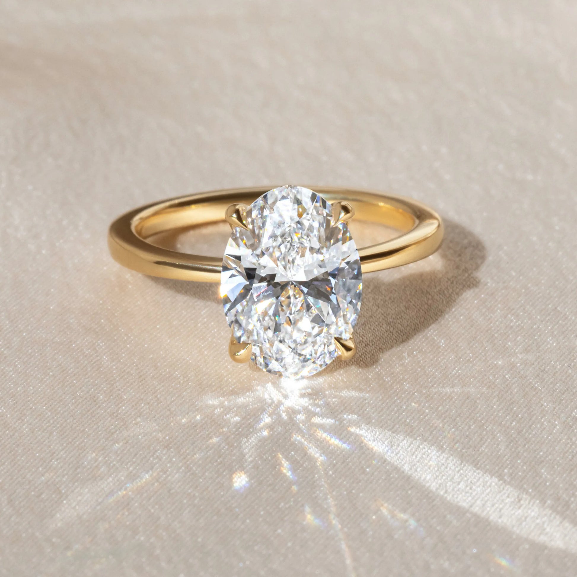 Round Halo, Pave & Split Shank Engagement Ring – 1.93 CT Lab Grown Diamond