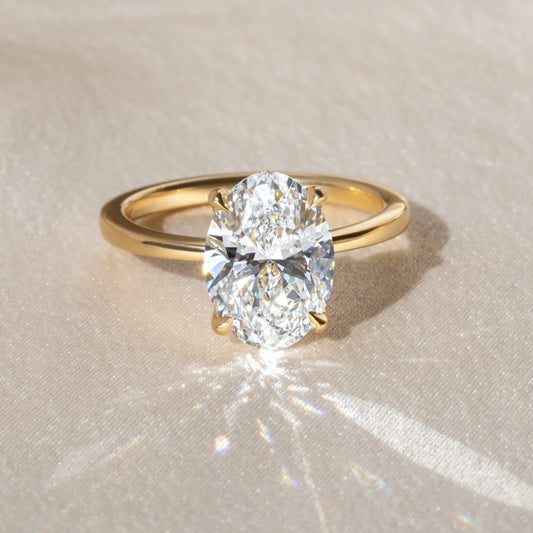 Round Halo, Pave & Split Shank Engagement Ring – 1.93 CT Lab Grown Diamond
