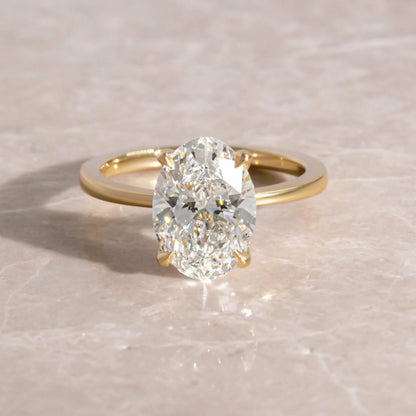 Round Halo, Pave & Split Shank Engagement Ring – 1.93 CT Lab Grown Diamond