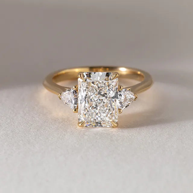 Round Halo, Pave & Split Shank Engagement Ring – 1.93 CT Lab Grown Diamond