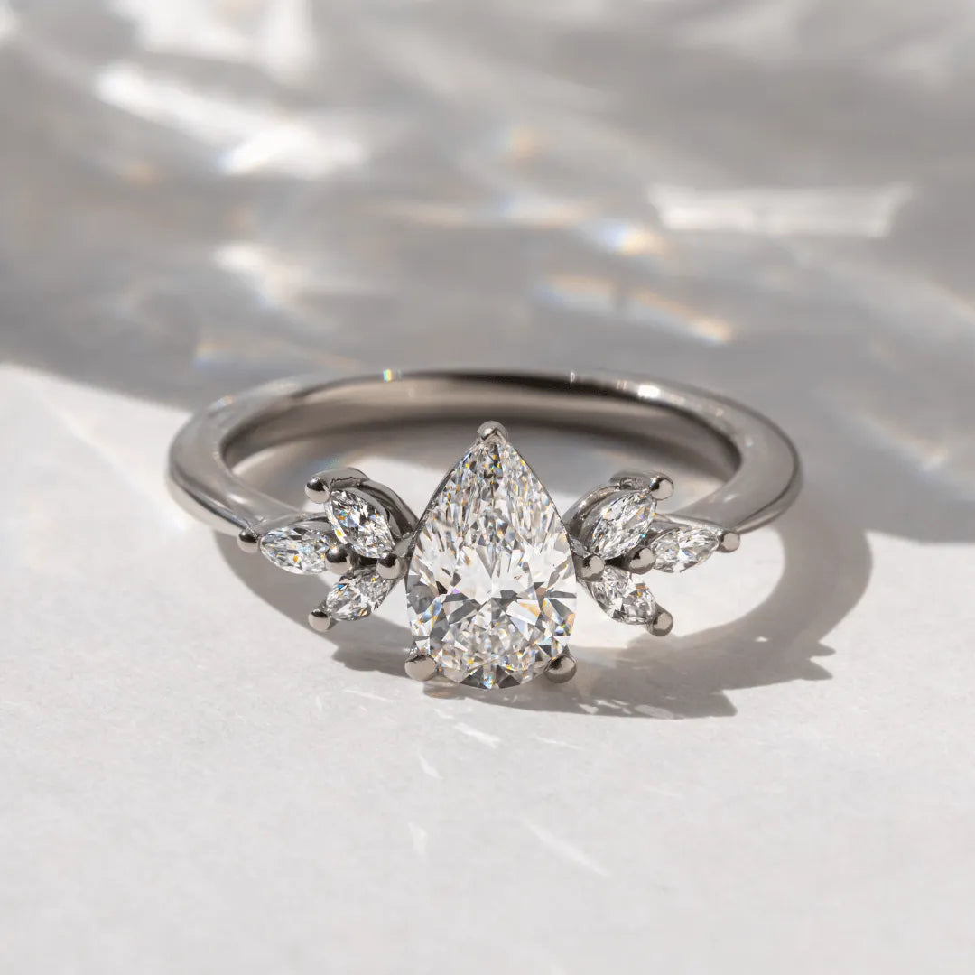 Round Halo, Pave & Split Shank Engagement Ring – 1.93 CT Lab Grown Diamond