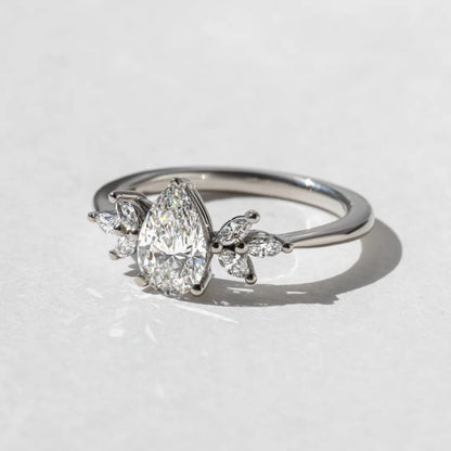 Round Halo, Pave & Split Shank Engagement Ring – 1.93 CT Lab Grown Diamond